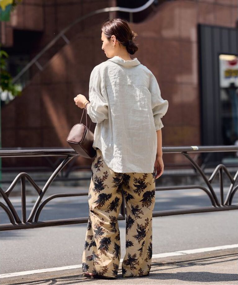 FRAMeWORK「LINEN WORK シャツ」|シャツ・ブラウス|