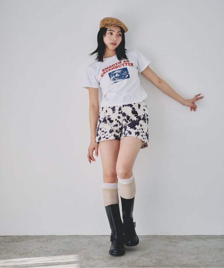 U by SPICK&SPAN「COW PRINT SHORT PANTS」|その他|