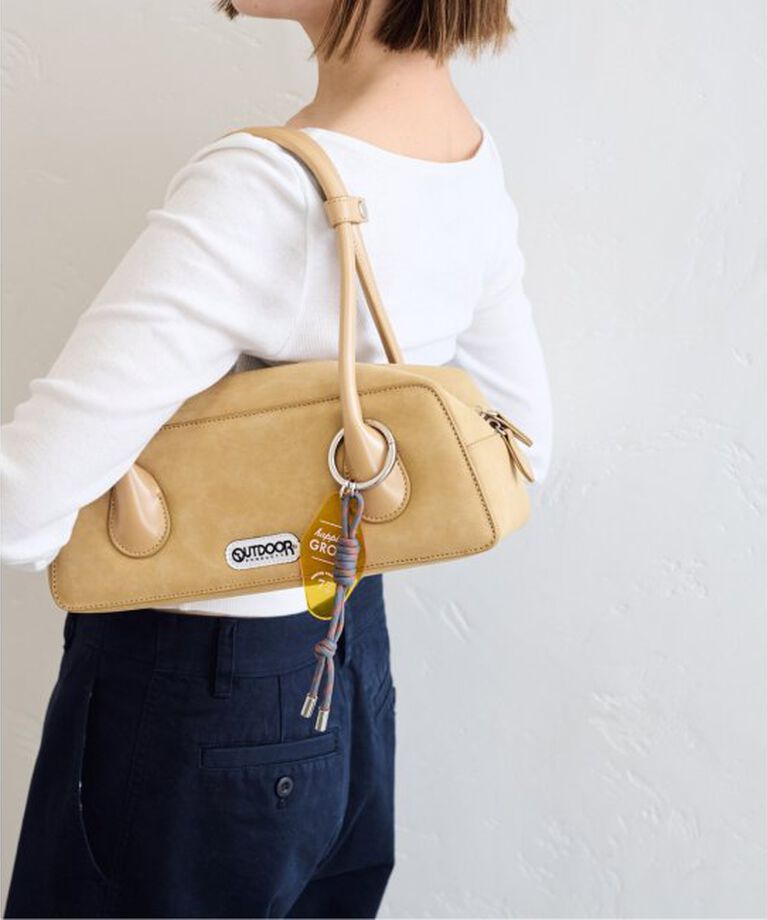 U by SPICK&SPAN「OUTDOOR/アウトドア 別注LONG HANDLE BAG」|ボストンバッグ|ベージュ