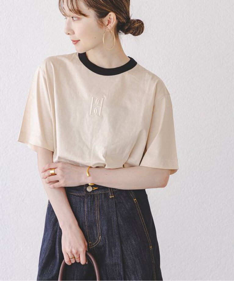 NOBLE「BY MALENE BIRGER/バイマレーネビルガー リンガーTEE」|Tシャツ・カットソー|