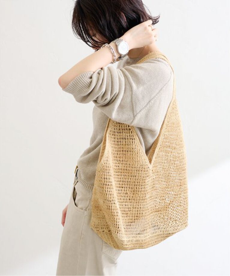  「MADE IN MADA/メイドインマダ OMBINISOA」|トートバッグ|ベージュ
