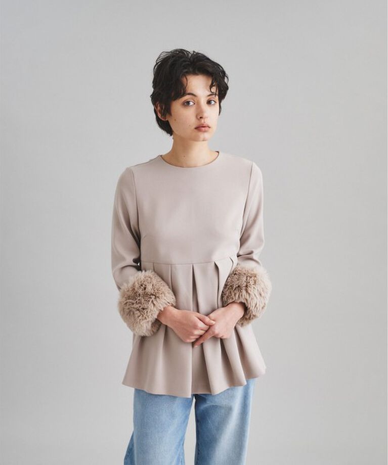  「ファーカフストップ」|Tシャツ・カットソー|