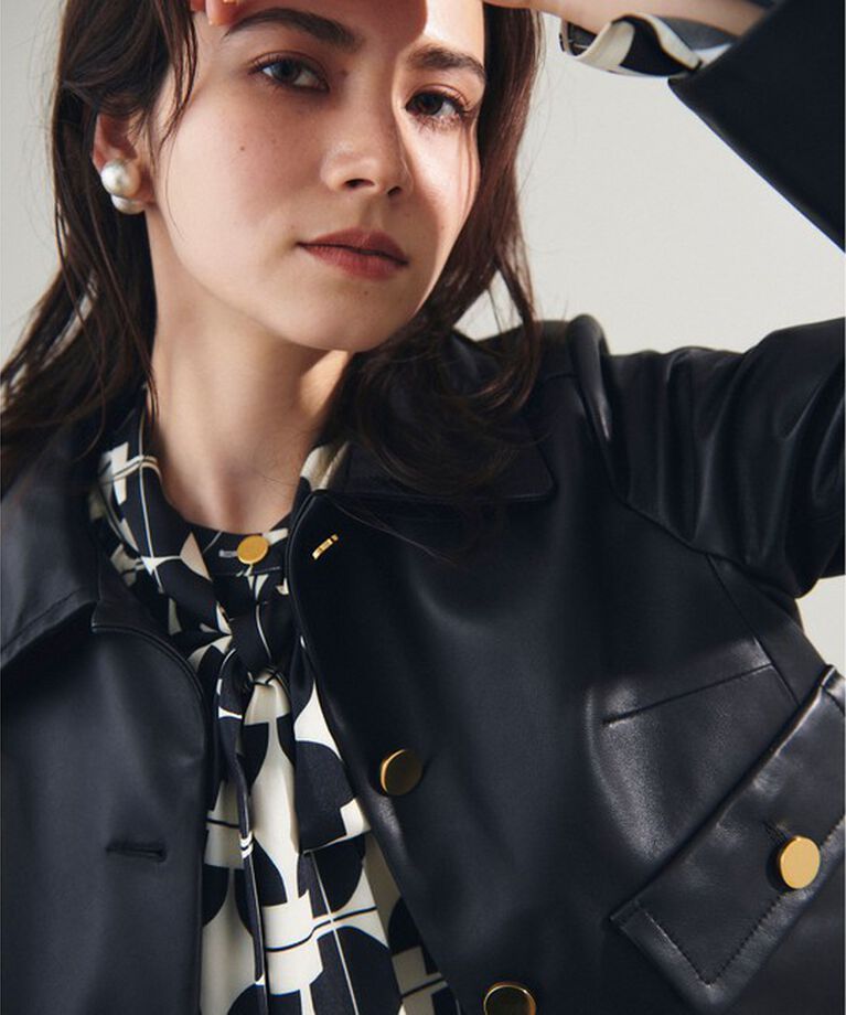 Grace Class「ラムレザーショートジャケット」|ライダースジャケット|