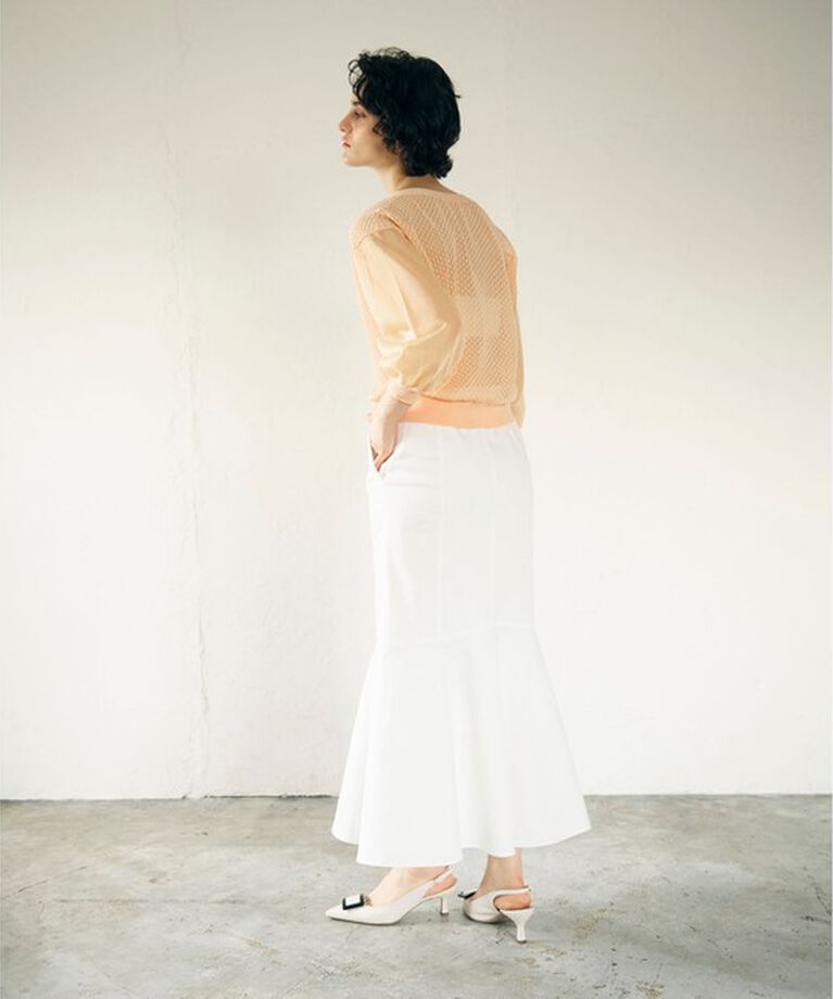 GRACE CONTINENTAL「シアードルマンニットカーディガン」|カーディガン|