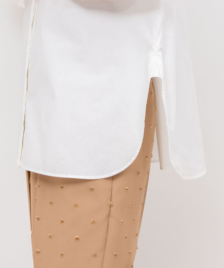 NOLLEY'S「【MARILYN MOON/マリリーンムーン】fringe beads volume sleeve blouse」|シャツ・ブラウス|