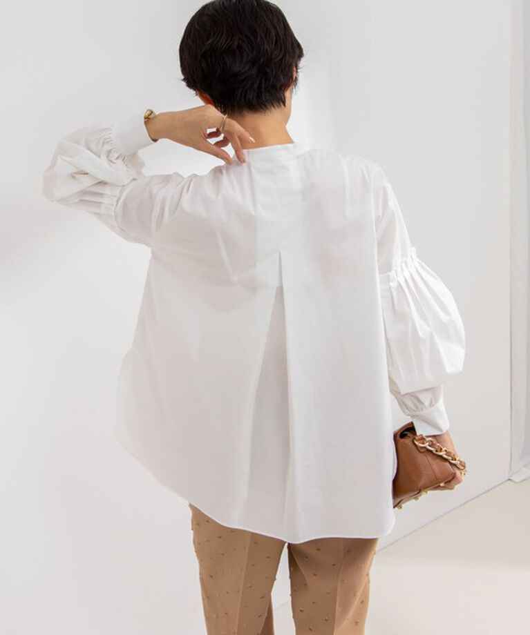NOLLEY'S「【MARILYN MOON/マリリーンムーン】fringe beads volume sleeve blouse」|シャツ・ブラウス|