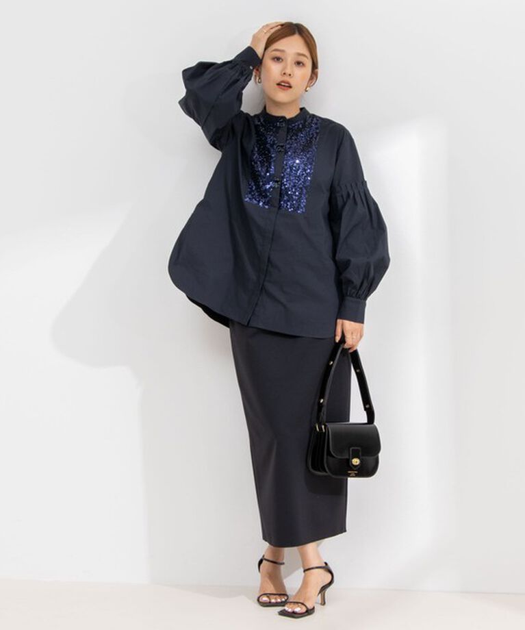 NOLLEY'S「【MARILYN MOON/マリリーンムーン】fringe beads volume sleeve blouse」|シャツ・ブラウス|