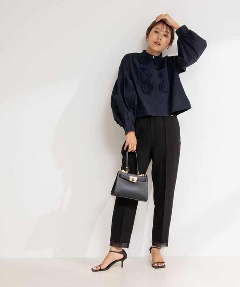 NOLLEY'S「【MARILYN MOON/マリリーンムーン】dramatic tuck motif blouse」|シャツ・ブラウス|