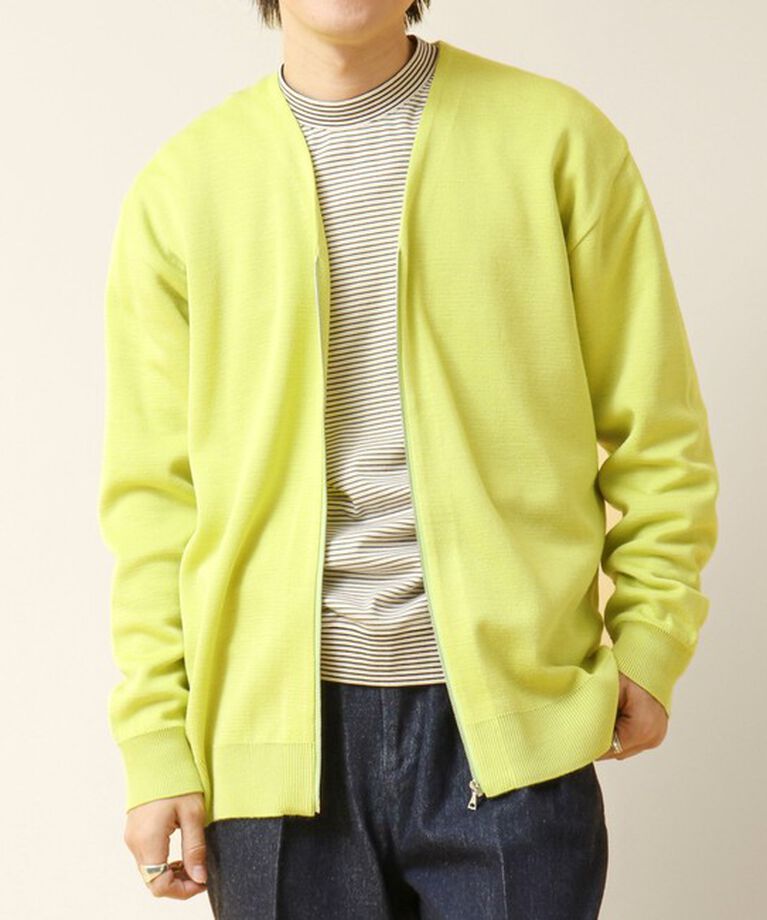 NOLLEY'S goodman「ZIP Vネックカーディガン 24AW」|カーディガン|