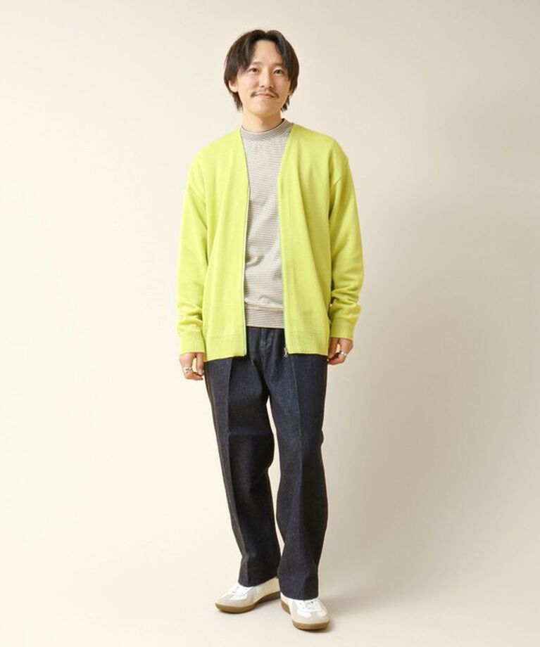 NOLLEY'S goodman「ZIP Vネックカーディガン 24AW」|カーディガン|