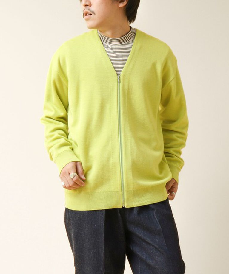 NOLLEY'S goodman「ZIP Vネックカーディガン 24AW」|カーディガン|