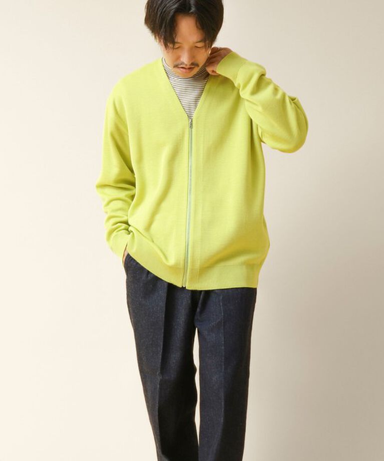NOLLEY'S goodman「ZIP Vネックカーディガン 24AW」|カーディガン|