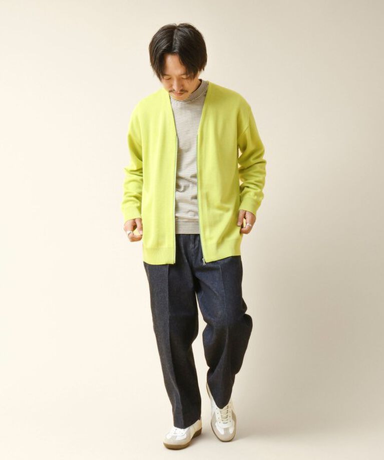 NOLLEY'S goodman「ZIP Vネックカーディガン 24AW」|カーディガン|