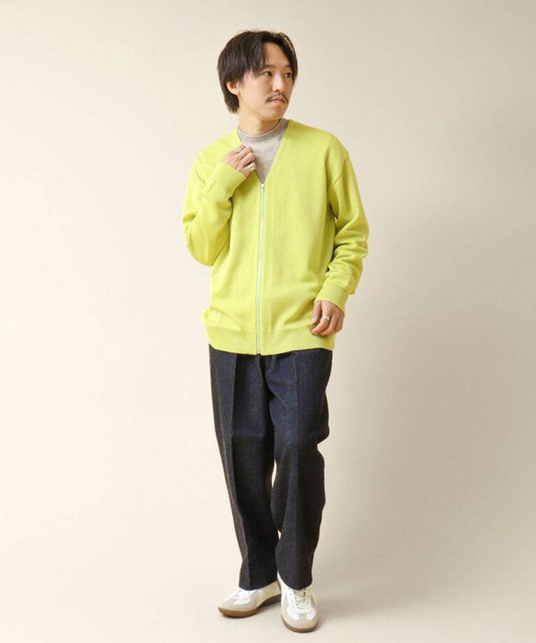 NOLLEY'S goodman「ZIP Vネックカーディガン 24AW」|カーディガン|