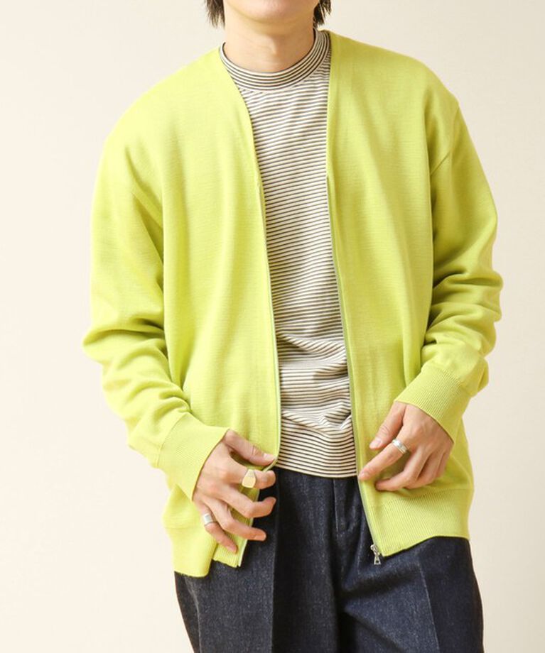 NOLLEY'S goodman「ZIP Vネックカーディガン 24AW」|カーディガン|