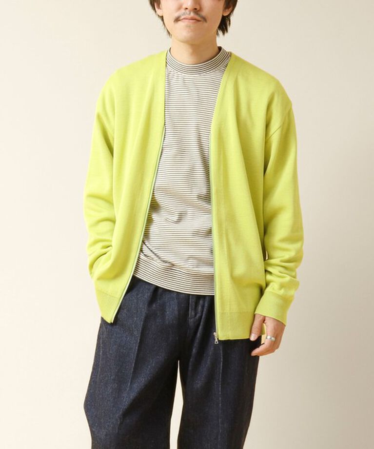 NOLLEY'S goodman「ZIP Vネックカーディガン 24AW」|カーディガン|