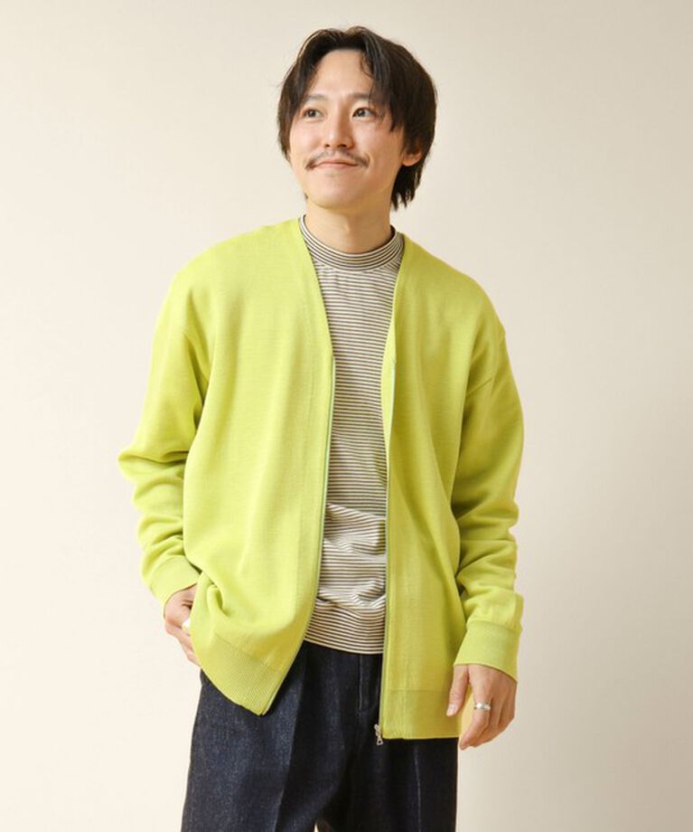 NOLLEY'S goodman「ZIP Vネックカーディガン 24AW」|カーディガン|