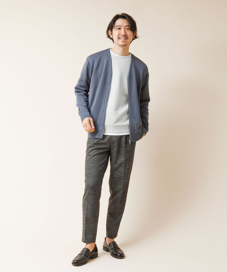 NOLLEY'S goodman「ZIP Vネックカーディガン 24AW」|カーディガン|