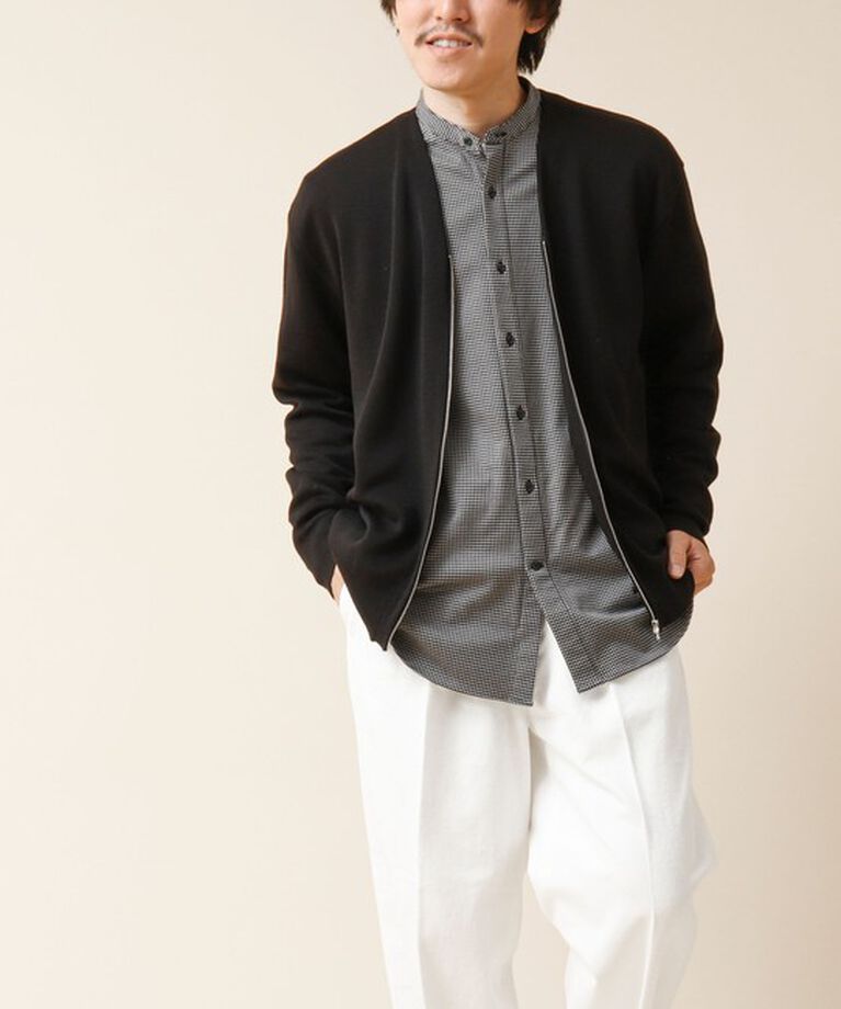 NOLLEY'S goodman「ZIP Vネックカーディガン 24AW」|カーディガン|
