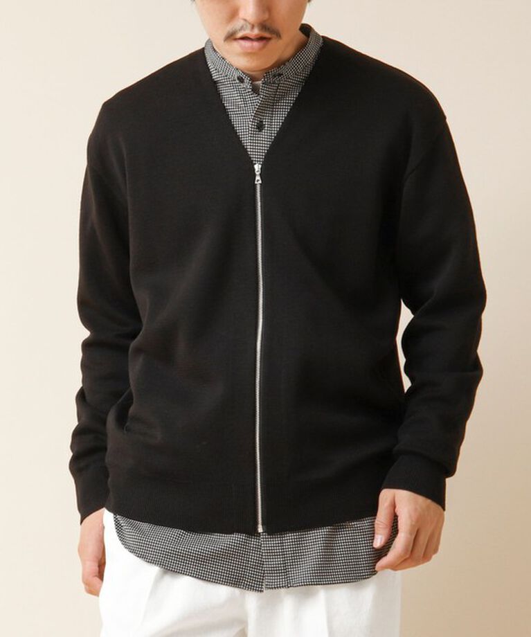 NOLLEY'S goodman「ZIP Vネックカーディガン 24AW」|カーディガン|