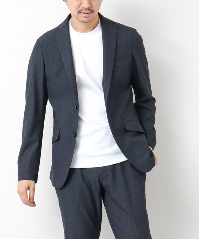 NOLLEY'S goodman「《セットアップ/ビジカジ対応》ドットサッカーストレッチパンツ 25SS」|チノ|