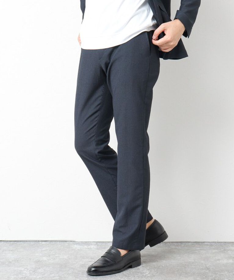 NOLLEY'S goodman「《セットアップ/ビジカジ対応》ドットサッカーストレッチパンツ 25SS」|チノ|