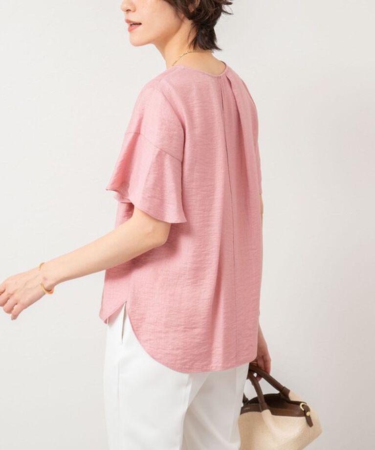 NOLLEY'S「◇【WEB限定】《セットアップ対応》ジュピター半袖フリルブラウス」|シャツ・ブラウス|