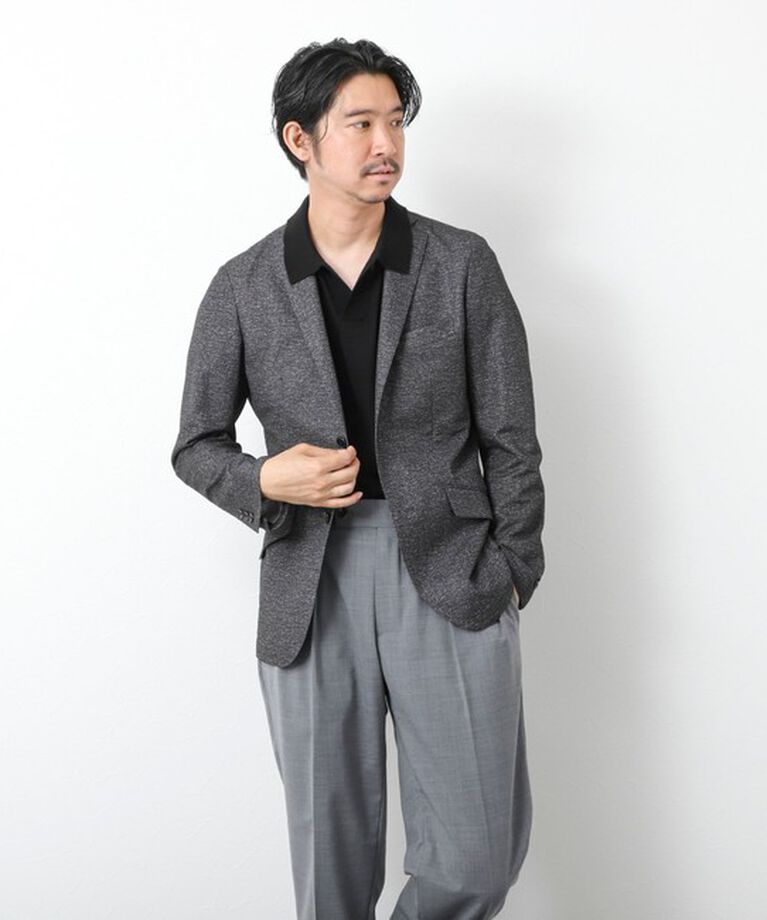 NOLLEY'S goodman「《PIMA COTTON》成型半袖 NSN スキッパーニットポロシャツ 25SS」|ポロシャツ|