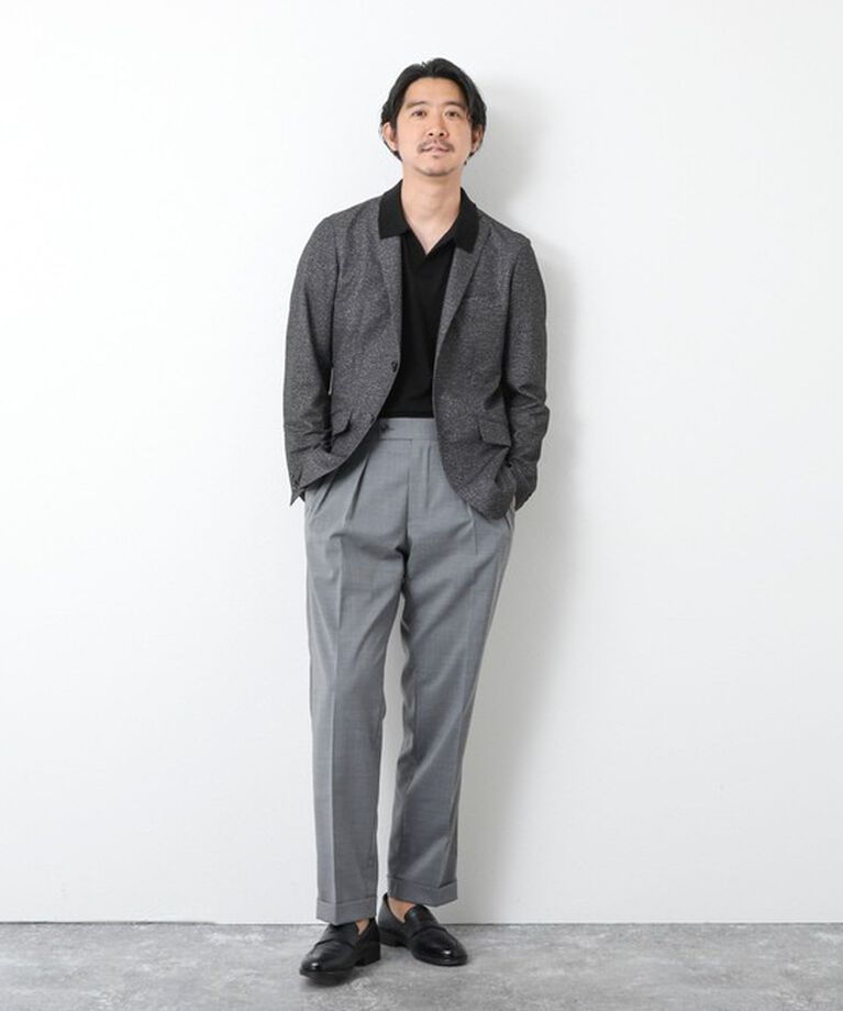 NOLLEY'S goodman「《PIMA COTTON》成型半袖 NSN スキッパーニットポロシャツ 25SS」|ポロシャツ|