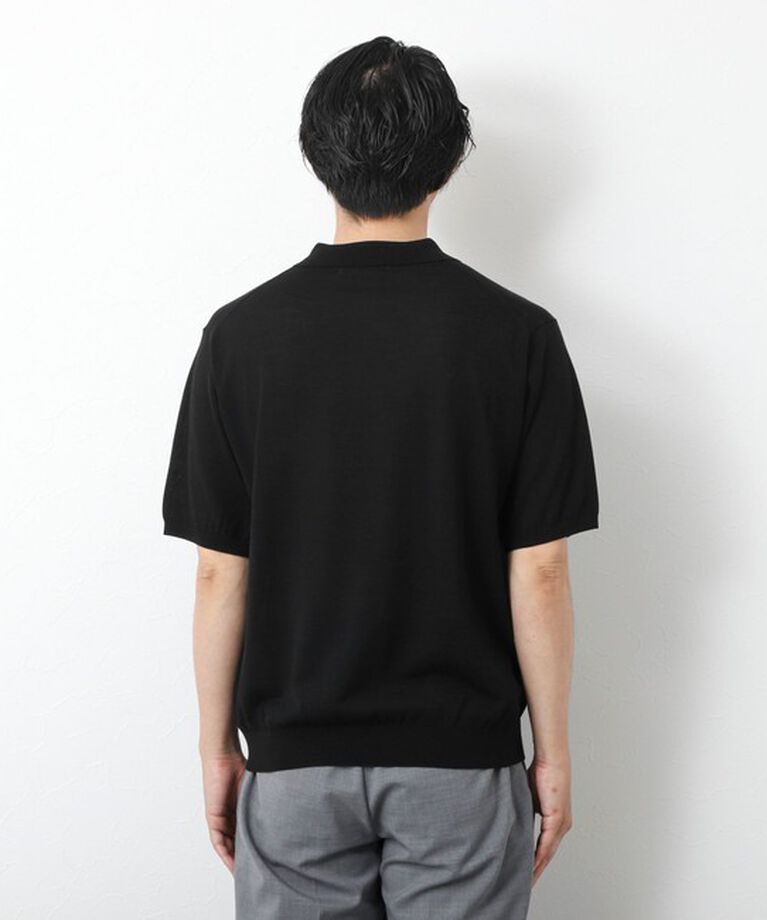 NOLLEY'S goodman「《PIMA COTTON》成型半袖 NSN スキッパーニットポロシャツ 25SS」|ポロシャツ|