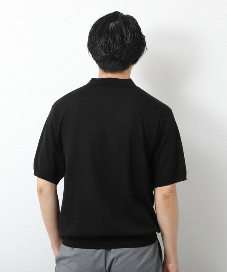 NOLLEY'S goodman「《PIMA COTTON》成型半袖 NSN スキッパーニットポロシャツ 25SS」|ポロシャツ|