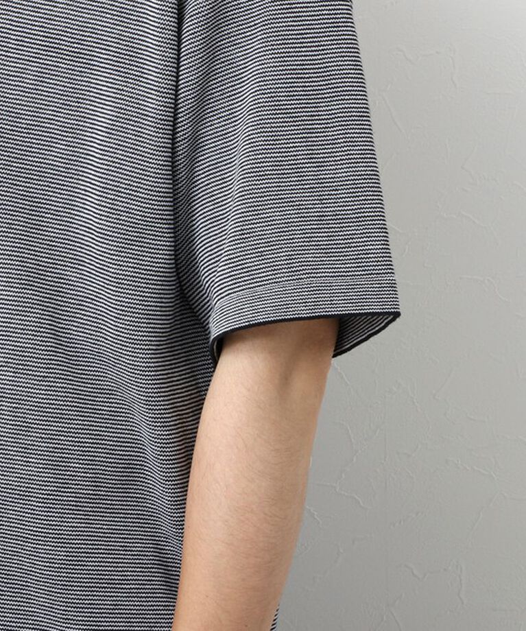 NOLLEY'S goodman「【SIX FUNCTIONS】ウォッシャブル コースボーダーニットシャツ 25SS」|ニット・セーター|