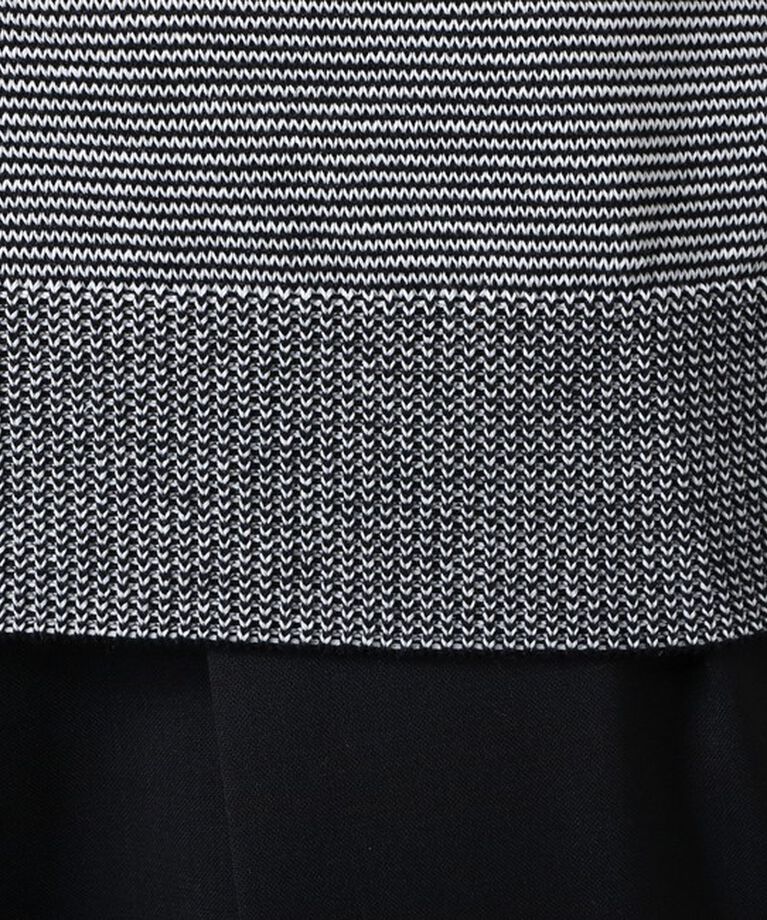 NOLLEY'S goodman「【SIX FUNCTIONS】ウォッシャブル コースボーダーニットシャツ 25SS」|ニット・セーター|