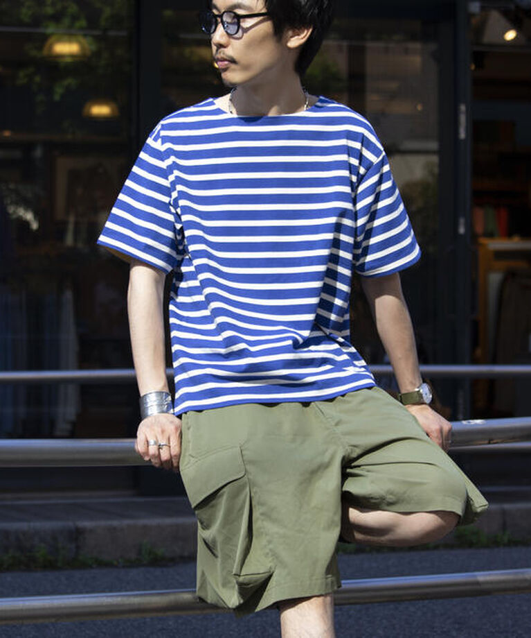 GLOSTER「【GLOSTER/グロスター】バスクシャツ ボーダーTシャツ ショートスリーブ」|Tシャツ・カットソー|