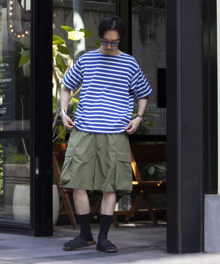 GLOSTER「【GLOSTER/グロスター】バスクシャツ ボーダーTシャツ ショートスリーブ」|Tシャツ・カットソー|