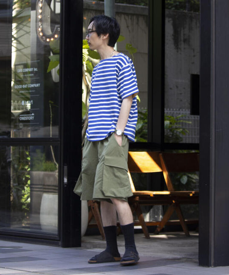 GLOSTER「【GLOSTER/グロスター】バスクシャツ ボーダーTシャツ ショートスリーブ」|Tシャツ・カットソー|