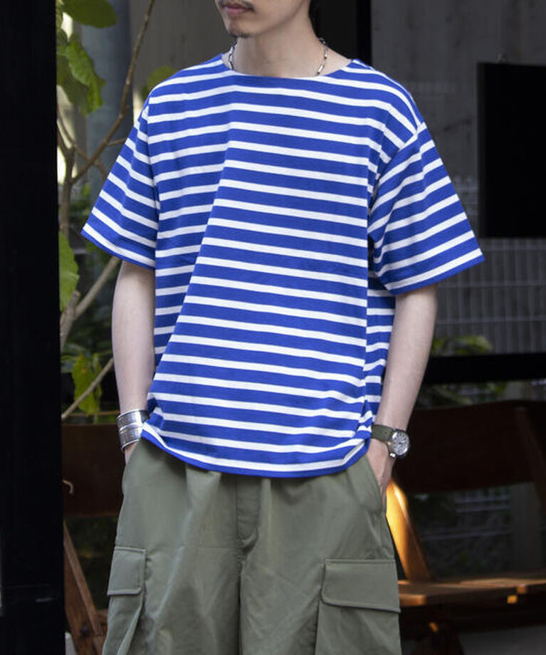 GLOSTER「【GLOSTER/グロスター】バスクシャツ ボーダーTシャツ ショートスリーブ」|Tシャツ・カットソー|