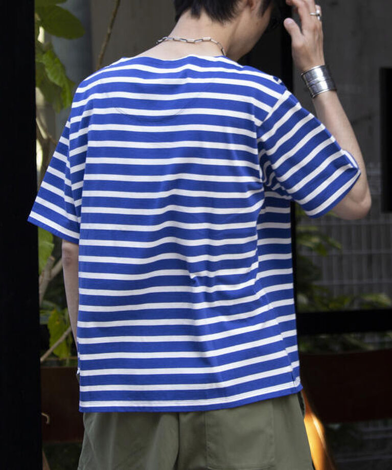 GLOSTER「【GLOSTER/グロスター】バスクシャツ ボーダーTシャツ ショートスリーブ」|Tシャツ・カットソー|