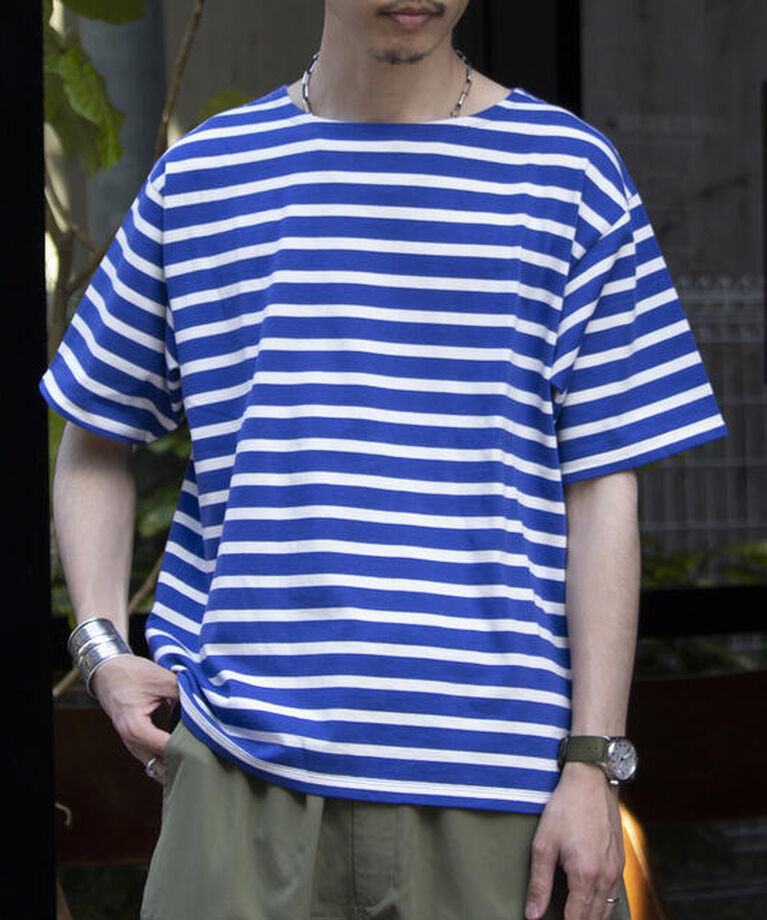 GLOSTER「【GLOSTER/グロスター】バスクシャツ ボーダーTシャツ ショートスリーブ」|Tシャツ・カットソー|