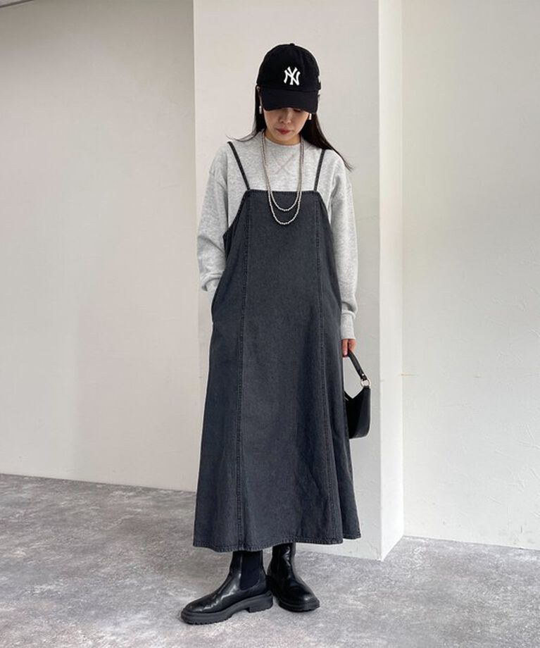 fredy emue「【新色登場】リボンデニムキャミワンピース」|ワンピース|