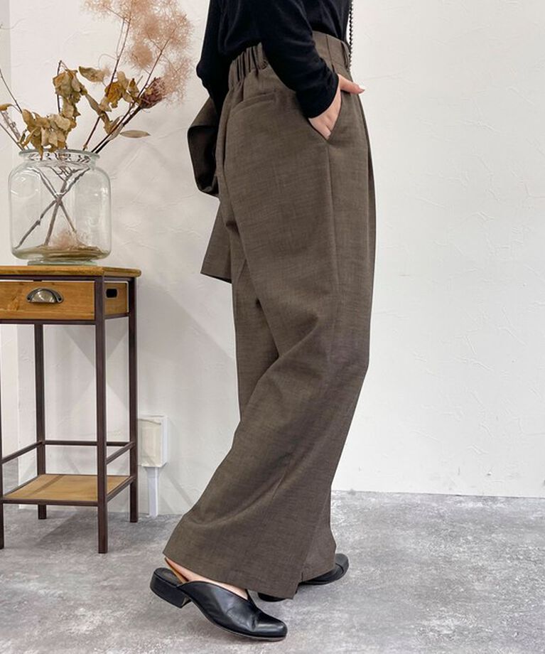 fredy emue「《セットアップ対応》TRタックスラックスパンツ」|スラックス|