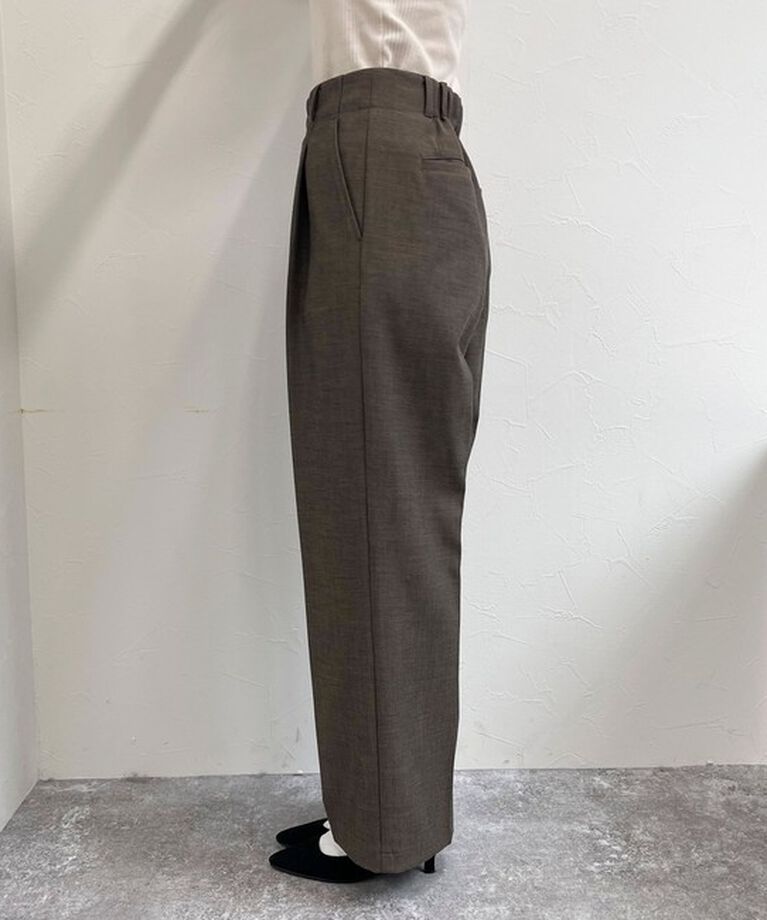 fredy emue「《セットアップ対応》TRタックスラックスパンツ」|スラックス|
