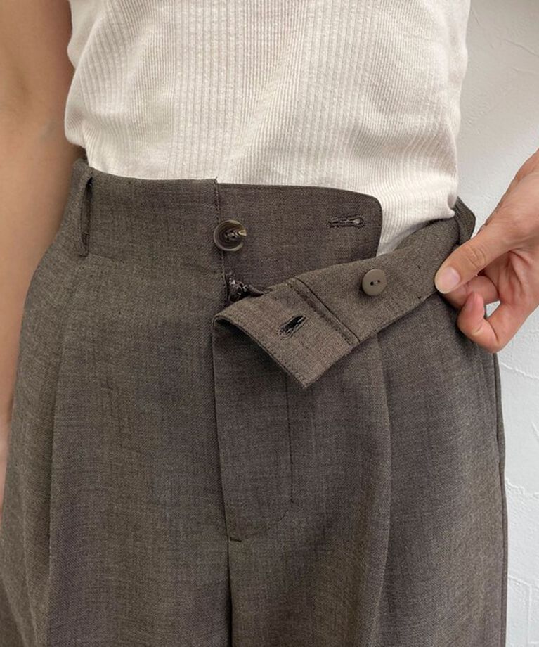 fredy emue「《セットアップ対応》TRタックスラックスパンツ」|スラックス|
