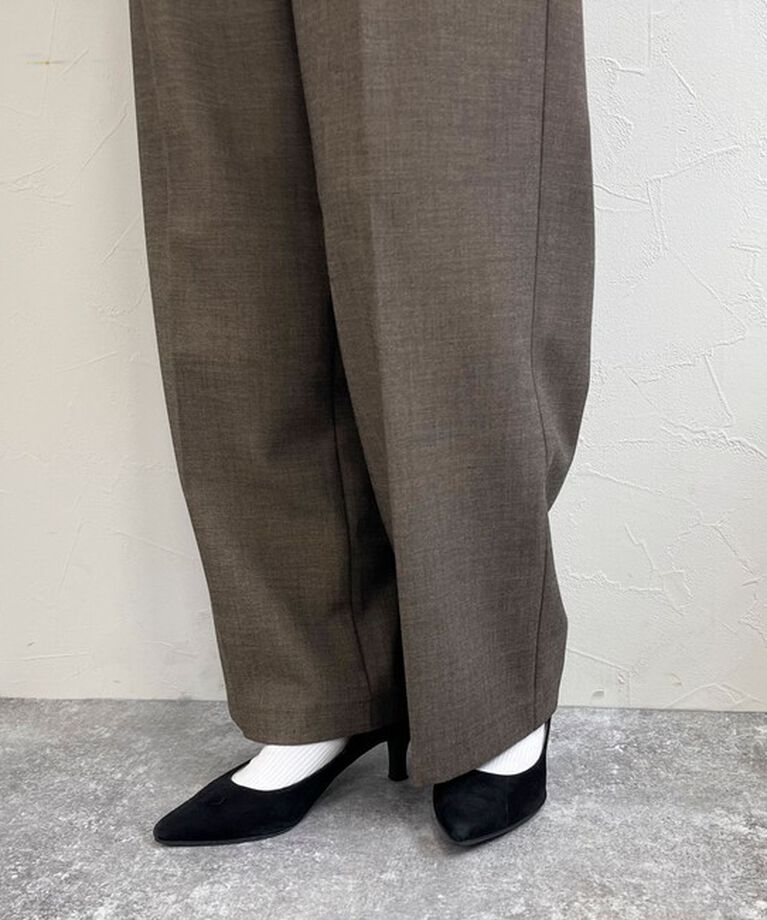 fredy emue「《セットアップ対応》TRタックスラックスパンツ」|スラックス|