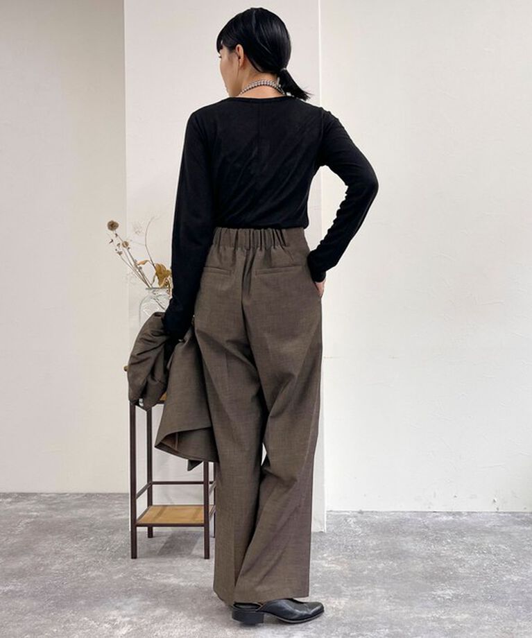fredy emue「《セットアップ対応》TRタックスラックスパンツ」|スラックス|