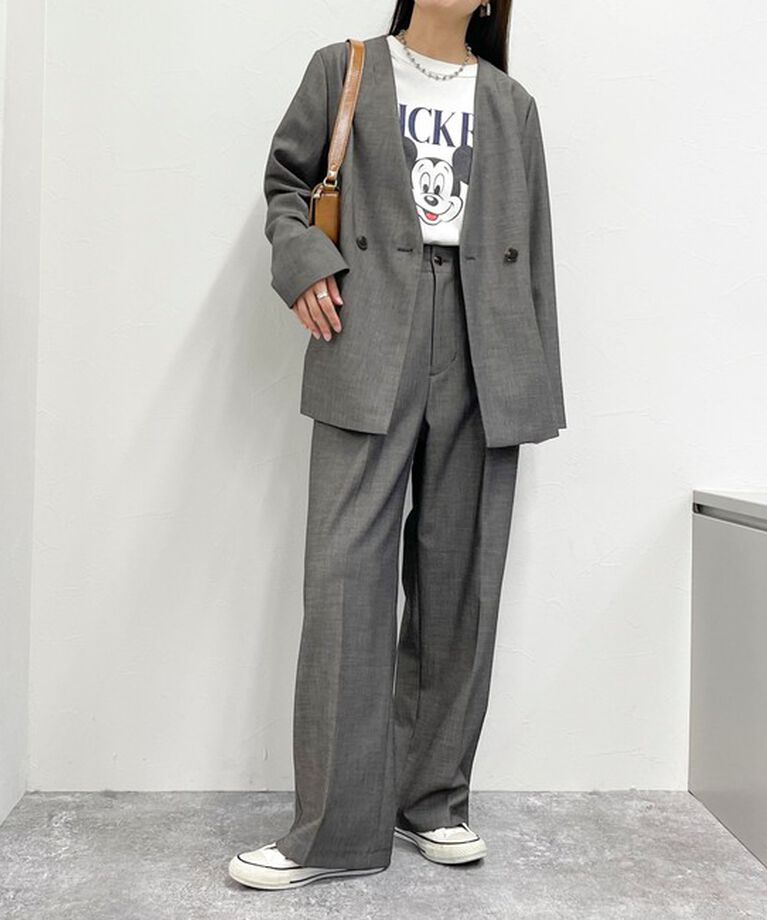 fredy emue「《セットアップ対応》TRタックスラックスパンツ」|スラックス|