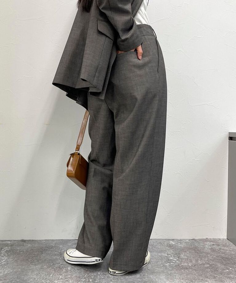 fredy emue「《セットアップ対応》TRタックスラックスパンツ」|スラックス|