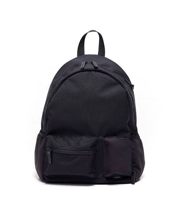 GLOSTER「 【A SCENE】Pocket day pack バックパック ワンポイントロゴ」|リュック|ブラック