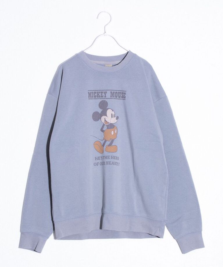 GLOSTER「限定展開【Disney】【Mickey】【TOM&JERRY】USED加工 クルーネックスウェット」|スウェット・ジャージ|