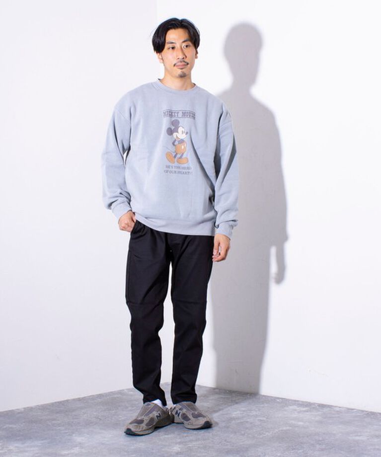GLOSTER「限定展開【Disney】【Mickey】【TOM&JERRY】USED加工 クルーネックスウェット」|スウェット・ジャージ|